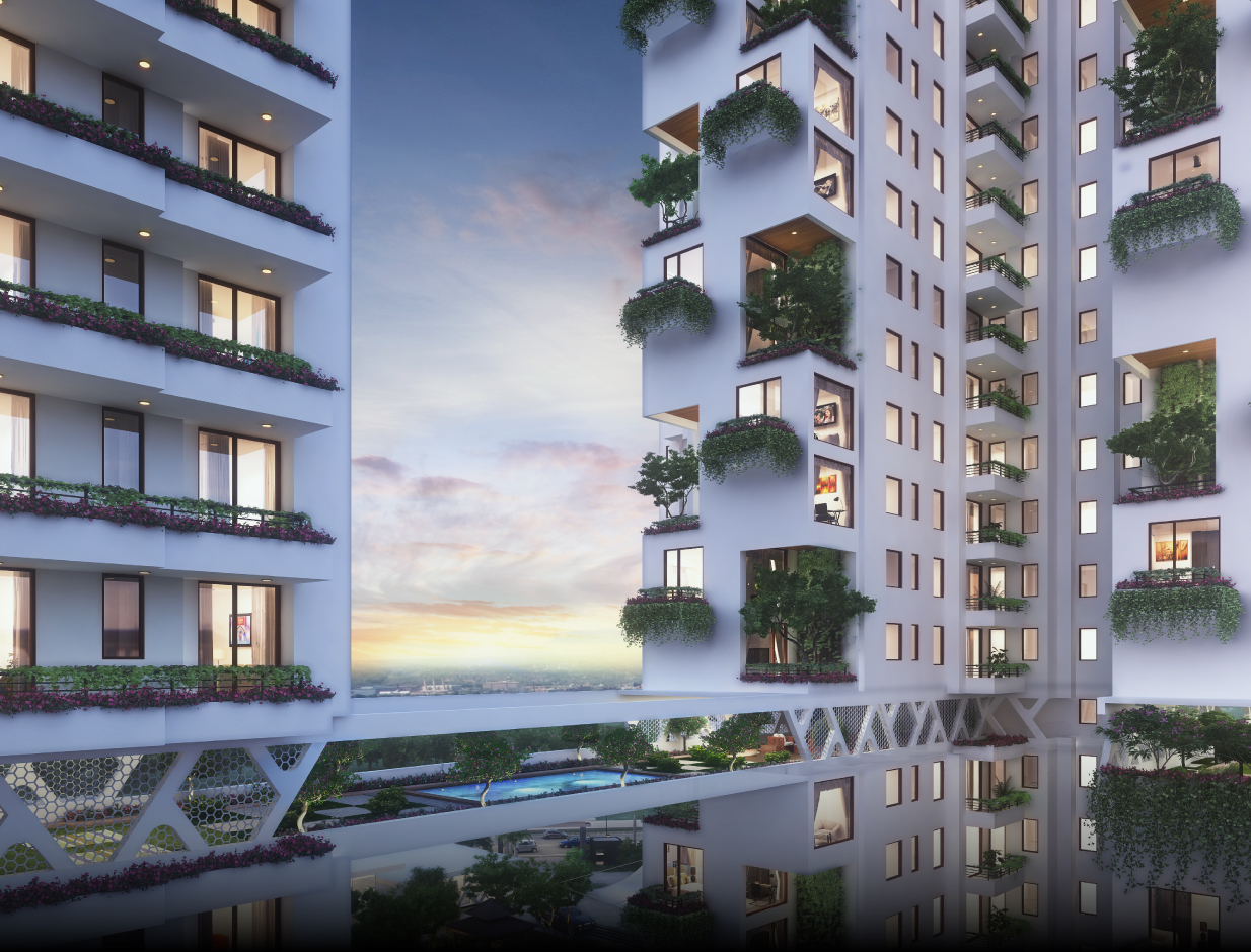 LANDSCAPED SKYWALKS